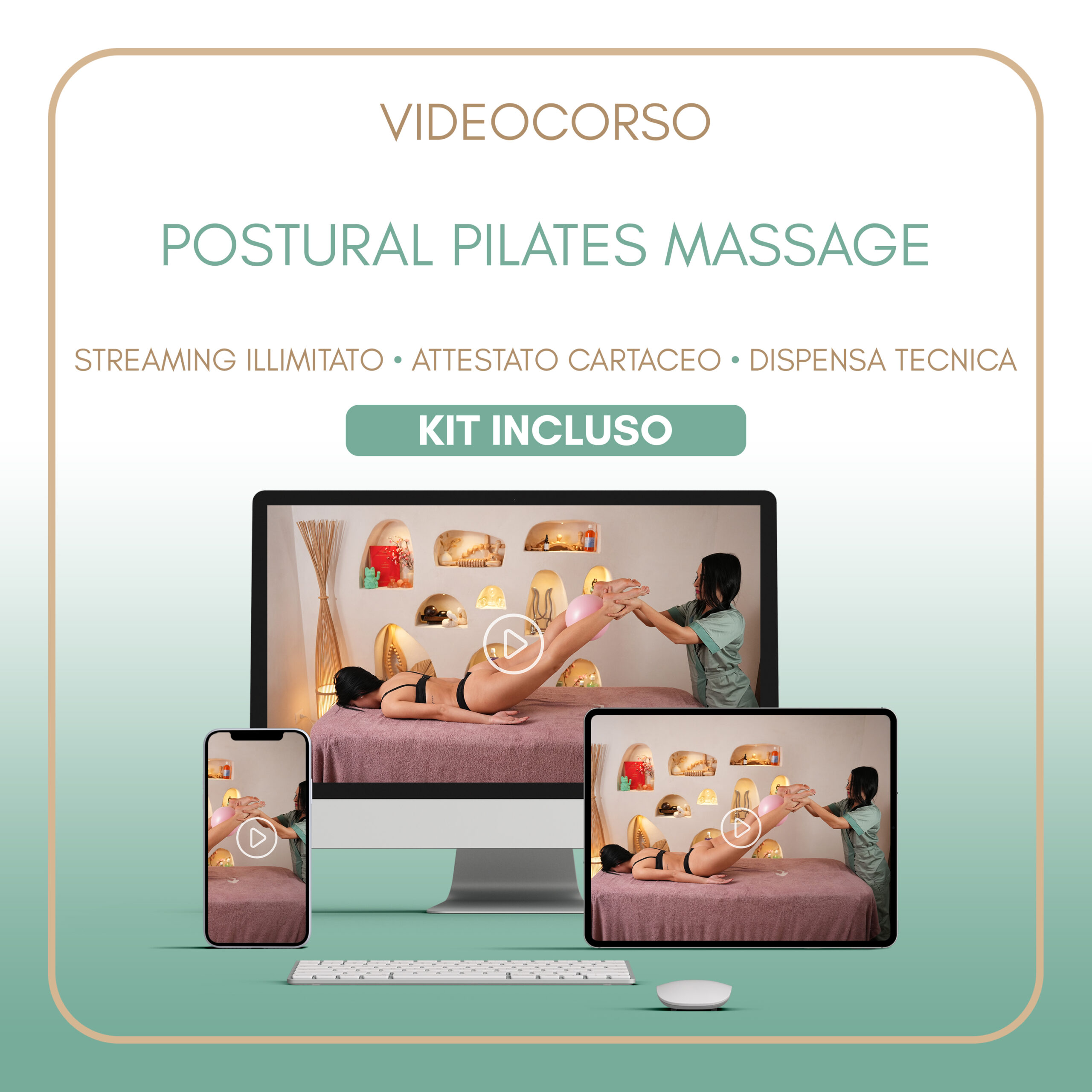 Postural pilates massage