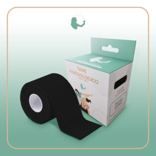 Nastro per Taping kinesiologico Nero