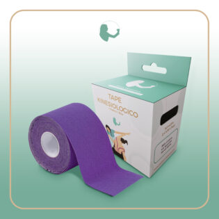 Nastro per Taping kinesiologico viola