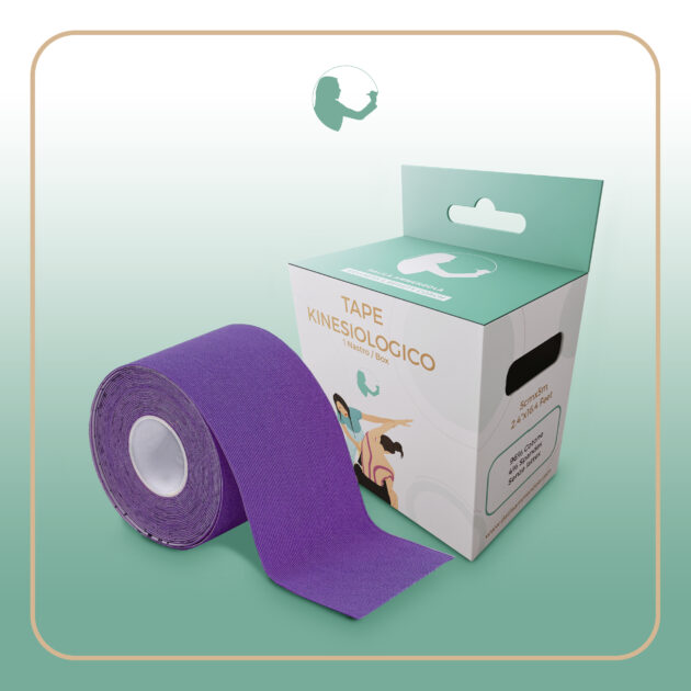 Nastro per Taping kinesiologico viola